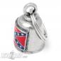 Preview: Biker-Bell mit Südstaaten Flagge Stainless Banner Motorradfahrer Geschenk Ride Bell